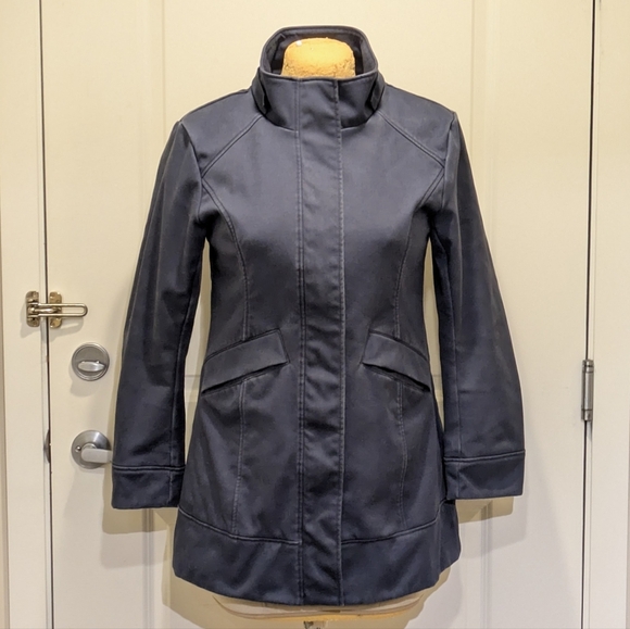 Mia Melon XL Navy Blue Barn Coat - Picture 1 of 7